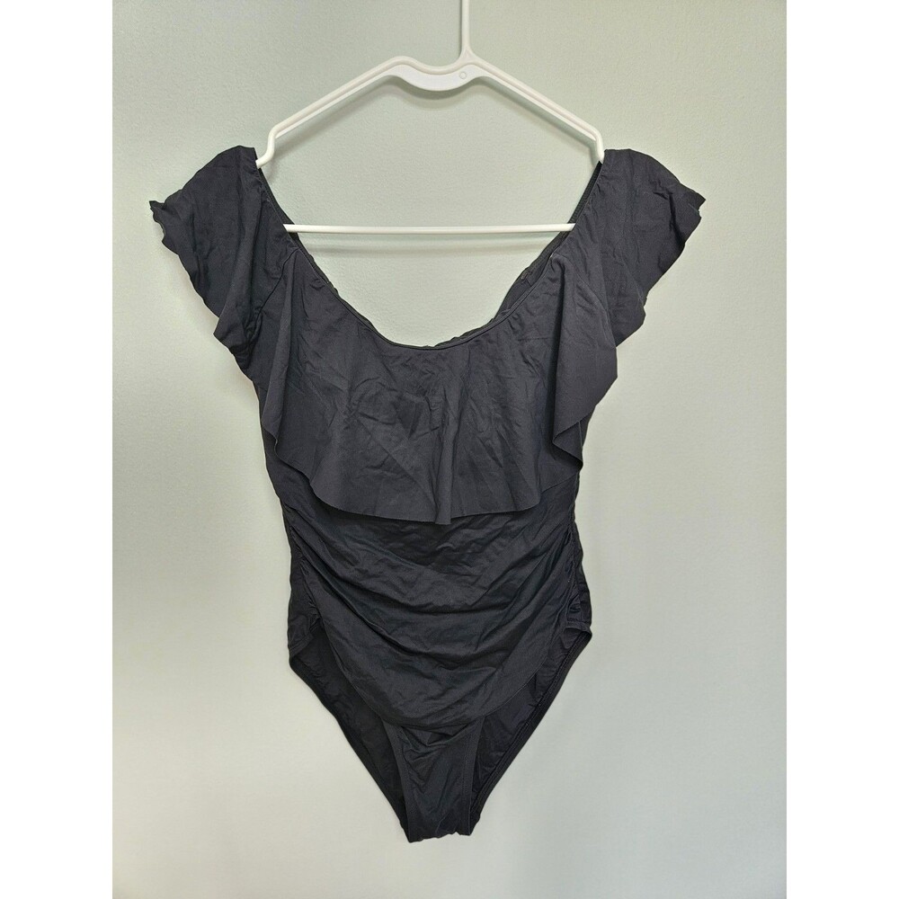 Sz 6 - La Blanca One Piece Swimsuit Ruffle MSRP $124